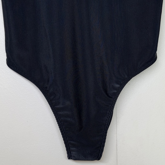 Beach Riot Reese One Piece Ribbed Core Collection Size Large Black - Picture 13 of 16